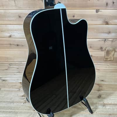 Takamine EF381SC Left Handed 12-String Acoustic Guitar - Black image 4