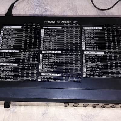 Yamaha R100 reverb unit processor image 5