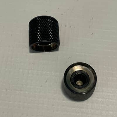 1990's Korean Ibanez RG270 RG Series Guitar Black Dome Metal Knob Set Push On image 2
