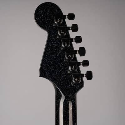 Warmoth Custom Jazzmaster - Black Holo Flake w/SKB HSC image 9