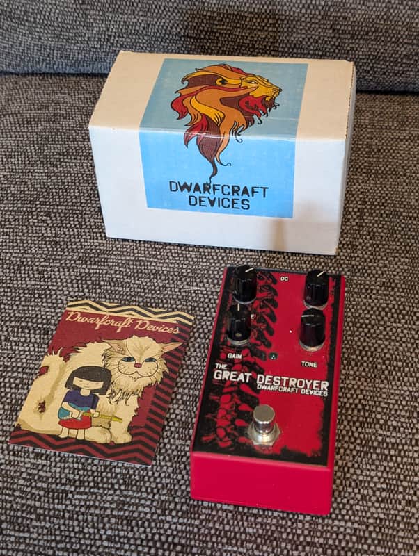 Dwarfcraft Devices The Great Destroyer fuzz and noise generator pedal image 1