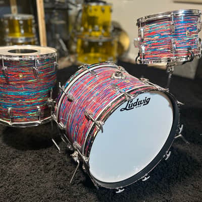 1967 Ludwig Super Classic - Psychedelic Red image 11