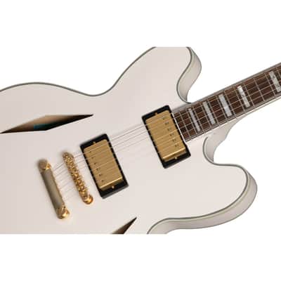 Epiphone Emily Wolfe "White Wolfe" Sheraton Electric Guitar Aged Bone White image 6