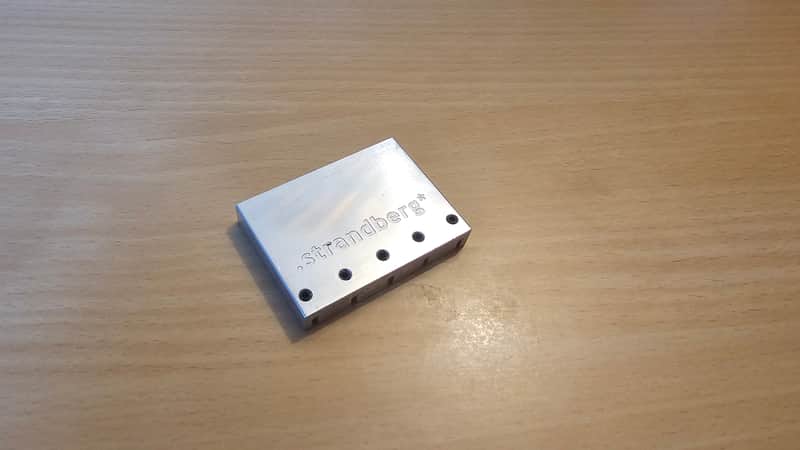 Strandberg Guitars strandberg* EGS aluminum tremolo bridge block 2022 image 1