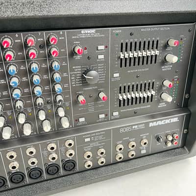 Mackie 808S FR Fast Recovery Series 8-Channel Stereo Powered Mixer - Black image 4