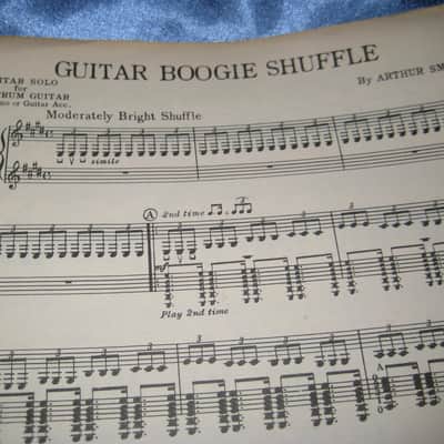 Guitar Boogie Shuffle by The Virtues Original Sheet Music from 1959 image 6