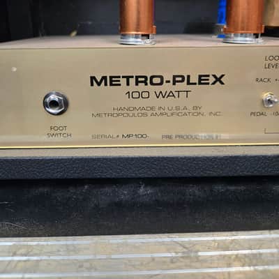 METROPOULOS METRO-PLEX 100w Guitar Amplifier pre production #1 2014 signed image 6