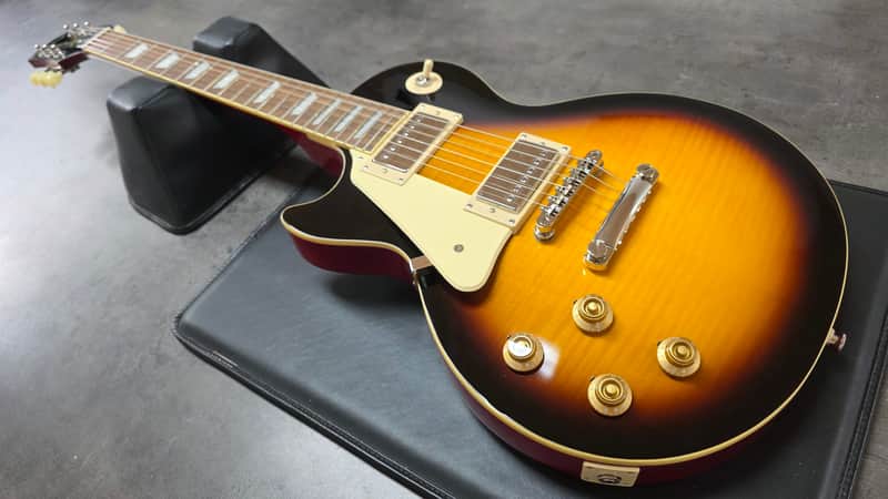 Epiphone Les Paul Standard 50s Left Hand BRAND NEW Vintage Sunburst LH Lefty Handed Flame Top 50's Electric Guitar image 1