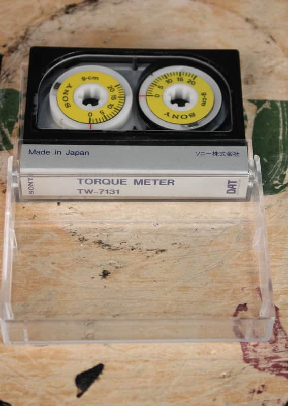 Sony Dat TW-7131 Torque Meter Test Tape | Reverb