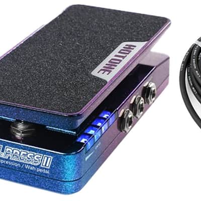 Hotone SP-20-K Bundle with Soul Press II Wah Pedal and 2x TS Patch Cables image 1