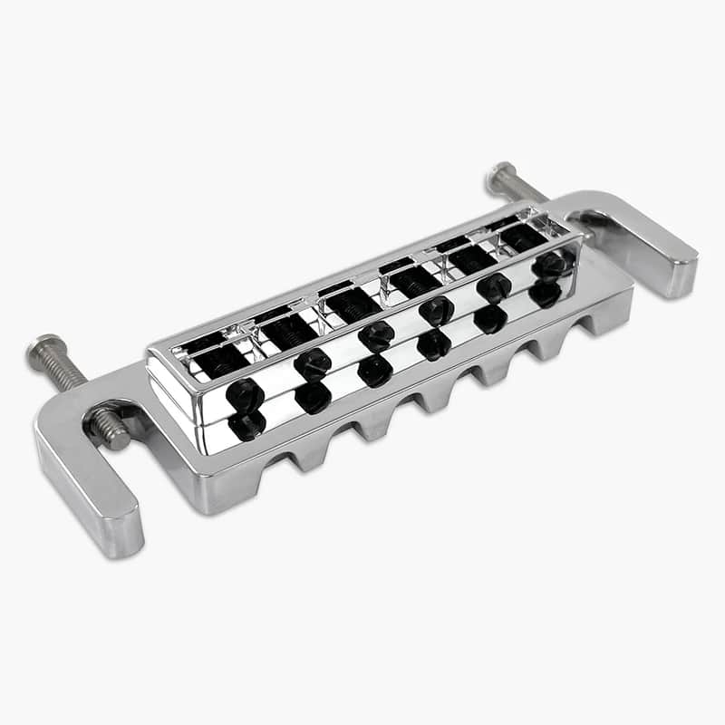 Leo Quan GB-3347-010 Badass Wraparound™ Guitar Bridge with SAE Locking Studs image 1