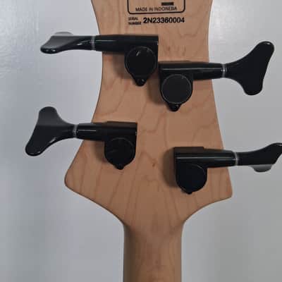 Sire 2nd Generation Marcus Miller M7 TBLB Alder 4-String with Ebony Fretboard 2019 - Transparent Blue Burst image 8