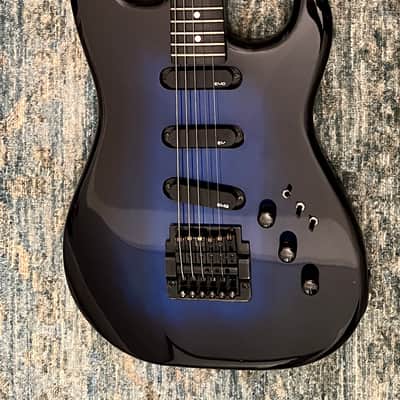 GGS - Graphite Guitar Systems, Jerry Dorsch/Modulus Super Strat style 90's - Blue Sunburst finish image 1