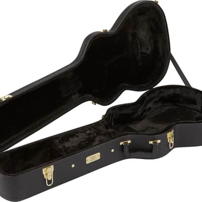 Fender PO-220E Orchestra 3-Tone Vintage Sunburst Acoustic Guitar with Case - Demo image 10