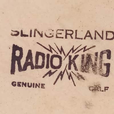 *Slingerland 24"Calf Skin Radio King Bass Drum Head Vintage 40s Batter/Resonant* image 2