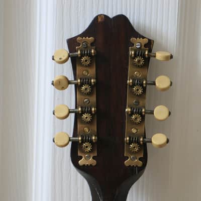 ANTIQUE BOWLBACK MANDOLIN ITALY ‘ALFREDO ALBERTINI CATANIA No. 65’ image 4
