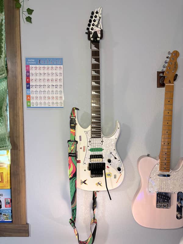 *UPGRADED* Ibanez RG250DX-WH Standard 2002 - White image 1