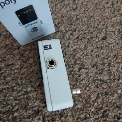 TC Electronic Polytune 3 Mini Polyphonic Tuning Pedal 2019 - Present - White image 2