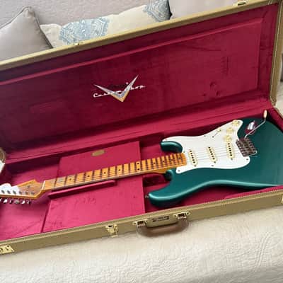 Fender Custom Shop '56 Stratocaster Journeyman 2024 - Relic Aged Sherwood Green Metallic image 1
