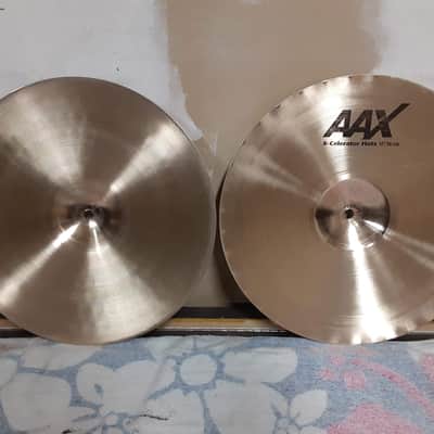 Sabian 14" AAX X-Celerator Hi-Hat Cymbals (Pair) 2005 - 2018 - Natural image 11