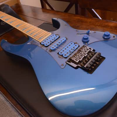1991 Ibanez RG770DX Laser Blue Original MIJ Guitar Prestige J