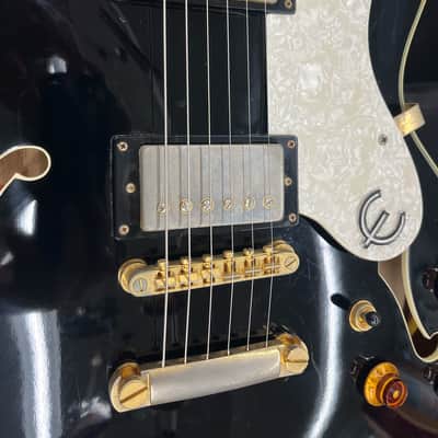 Epiphone John Lee Hooker Signature Boogie Man Sheraton 2001 - Ebony w/ Epiphone Case image 6