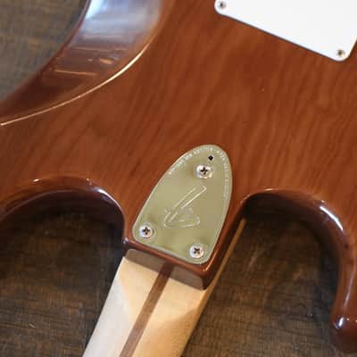Vintage! 1977 Fender Stratocaster Double-Cut Electric Guitar Mocha Brown + OHSC image 16