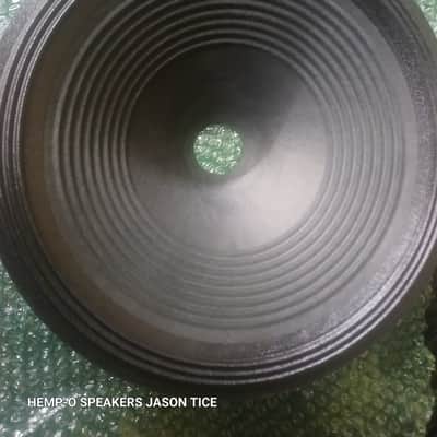 JENSEN A12 CONE  RECONE REPAIR DEEP CONE FOR A12 AND F12! CLOTH SURROUND= MORE EXCURSION=DEEPER BASS FIBERGLASS LOADED PMR SPEAKERS image 1