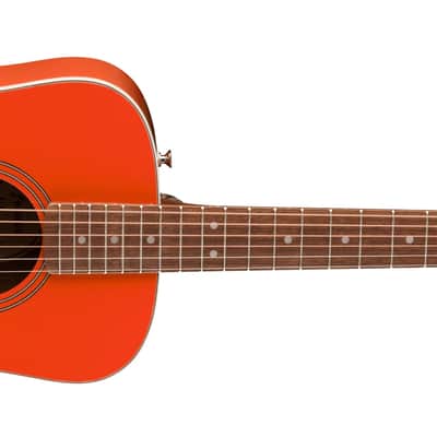 FENDER - California Standard Redondo Mini with Bag  Spruce Top  Fiesta Red - 0974101140 image 3
