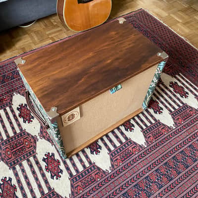 Heavy Seas 1x12 guitar cab Custom - Blackthorns / Golden Oak image 12