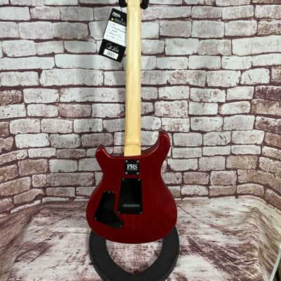 PRS CE 24-08 Swamp Ash 2024 - Satin Red Apple Metallic image 8