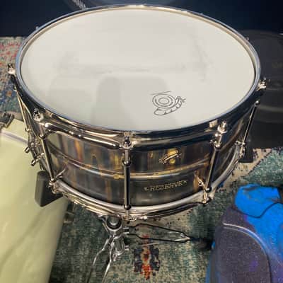 Joyful Noise - 6.5x14" TKO Brass Reserve Snare Drum with Case 2024. MINT! image 3