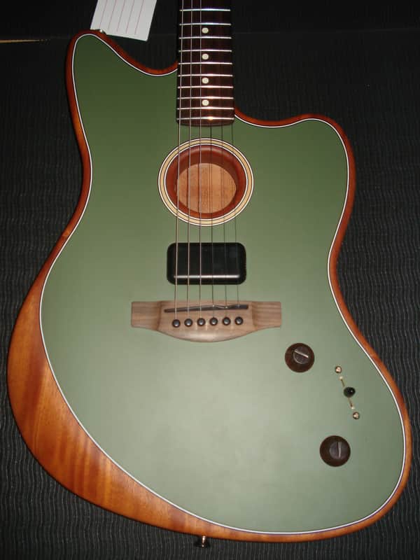 Fender Acoustasonic Player Jazzmaster 2022 - Present - Antique Olive