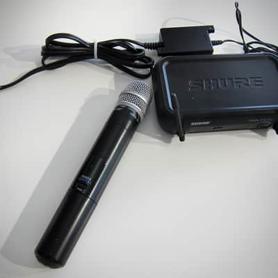 SHURE PGX2 SM58 Microphone & PGX4 DIGITAL Circa-2000s- Black & Silver image 2
