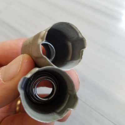 Elco Pair (2) Tube Shields 6AK5 7-pin J-Slot S0S 3 J10-SOS3 Vintage Vacuum 1950s-1960s image 7