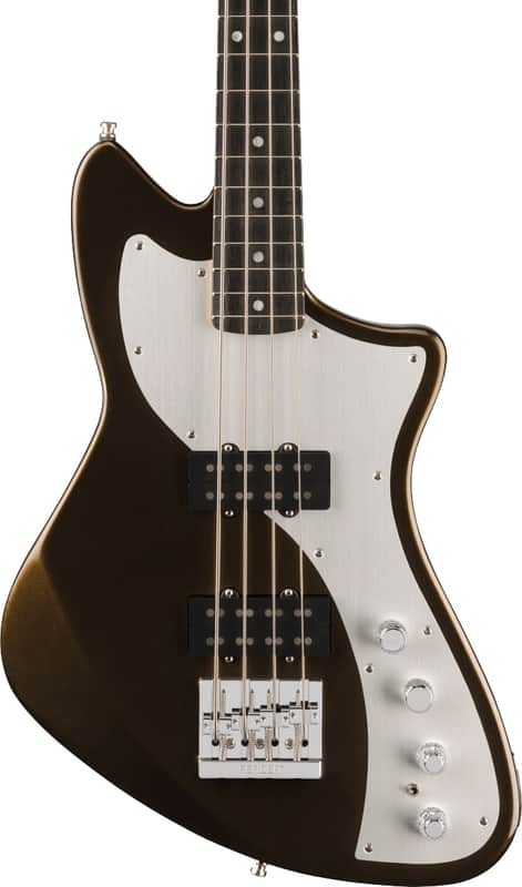 Fender American Ultra II Meteora Bass, Ebony Fingerboard, Texas Tea image 1