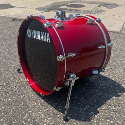 Yamaha BBD-620U Stage Custom Birch 20x17" Bass Drum 2009 - 2014 - Cranberry Red image 2