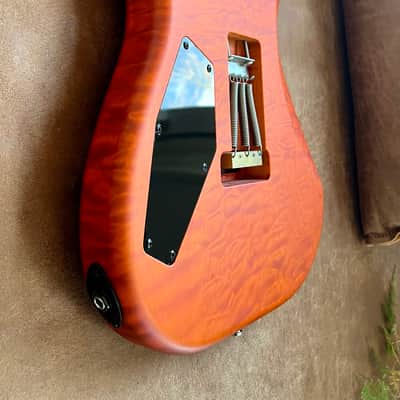 Mr. Scary REH George Lynch 5A Quilted Maple 1-Piece 2018 - Orange Burst (ESP) image 17