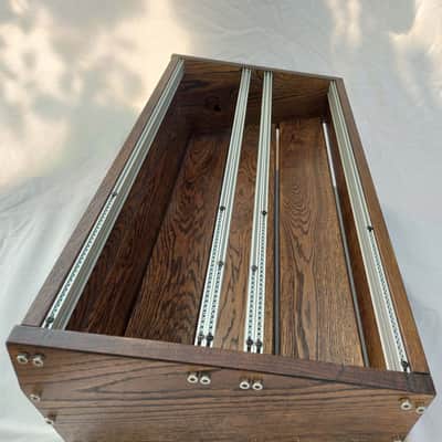 7U / 126hp Eurorack case EVA • Rails + M3 nuts / Dark oak / Unpowered image 5