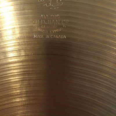 A Zildjian Vintage 14" Hi Hats Bronze 1970's image 6