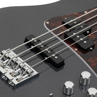 Vola Guitars ZVA 4 String Bass - Charcoal Frost Metallic Gloss MIJ image 6