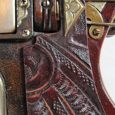Tony Cochran Guitars Custom #50 "Lidia" 2015 - Aged Leather & Chrome image 12
