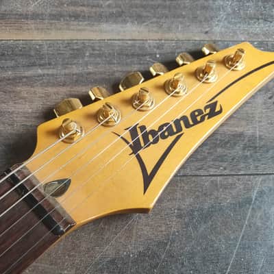 1993 Ibanez Japan SV470 HSH Slim Superstrat (Black) image 6