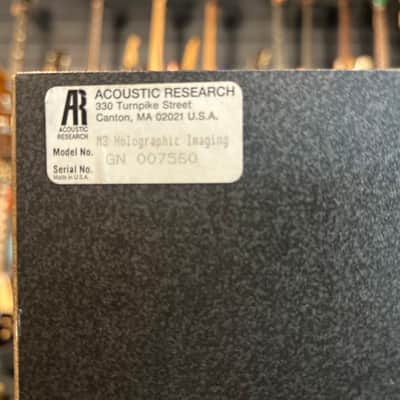 Acoustic Research M3 Holograpic Imaging 1990’s pair hifi speakers image 9