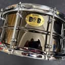 Pork Pie PP6514BB Big Black Brass 6.5x14" Snare Drum with Tube Lugs 2010s - Black Nickel Over Brass