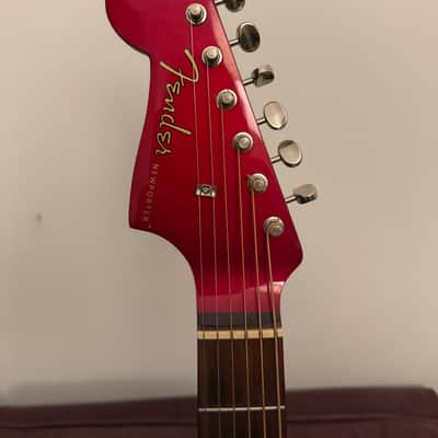 Fender California Series Newporter Player Left-Handed 2018 - 2019 - Candy Apple Red image 3