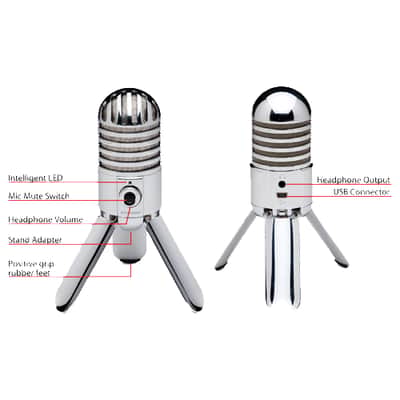 Samson Meteor Mic USB Studio Microphone - Mint, Open Box image 5