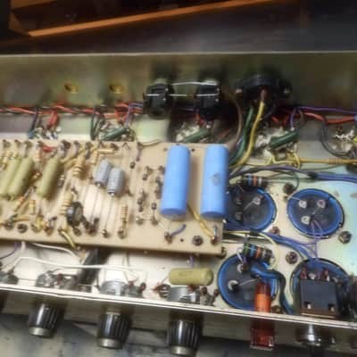 Marshall JMP 1992 Super Bass 2-Channel 100-Watt Guitar / Bass Amp Head 1972 image 7