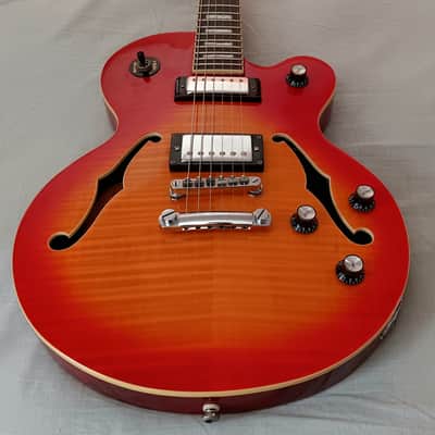 Epiphone Alleykat Semi-hollow Guitar (CLEAN! Grover Tuners - Case Included) 2000 - 2008 - Heritage Cherry Sunburst image 1