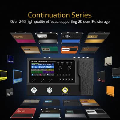 Valeton GP-200JR Guitar Bass Amp Modeling IR Cabinets Simulation Multi-Effects with FX Loop MIDI I/O Stereo OTG USB Audio Interface image 3